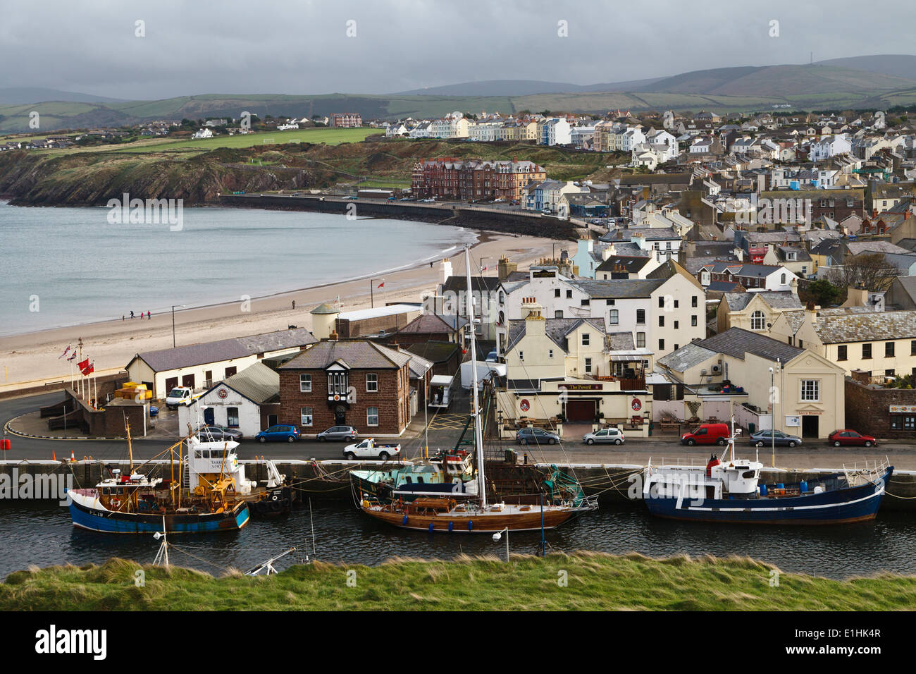 Peel, Isle of Man Stock Photo Alamy