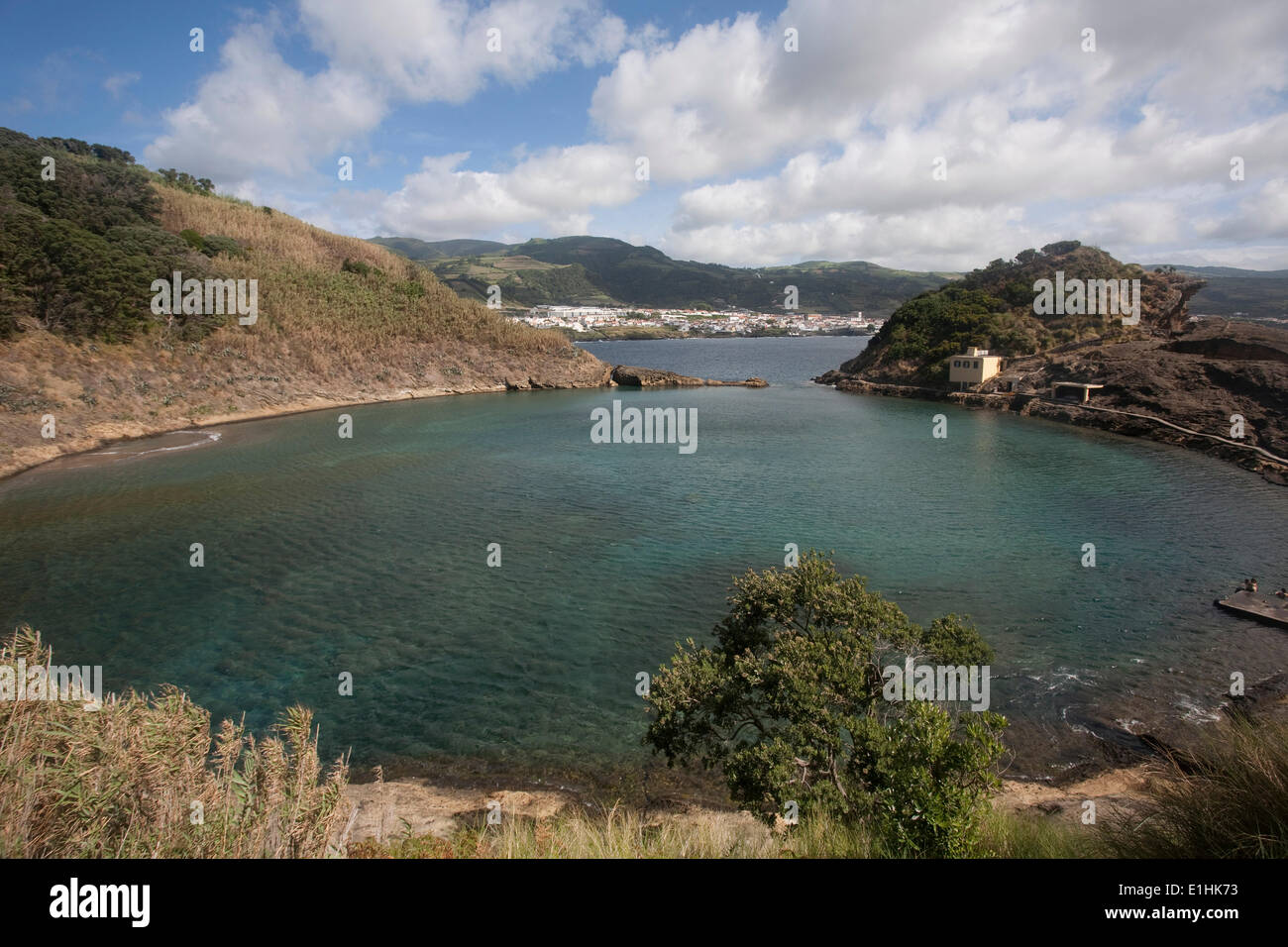 Lagoon, Ilhéu de Vila Franca do Campo, São Miguel, Azores, Portugal Stock Photo