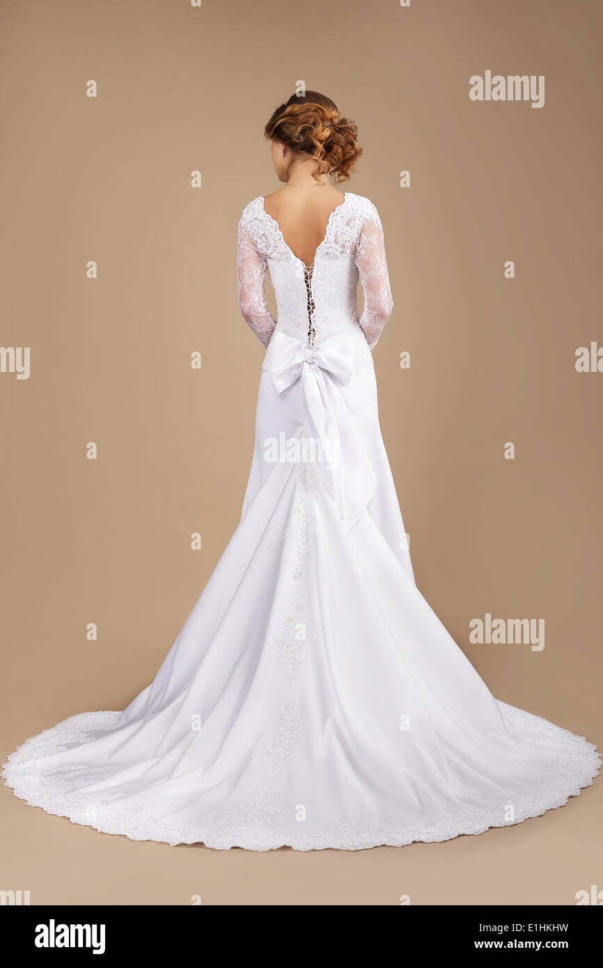 Woman rear view dress hi-res stock photography and images - Alamy