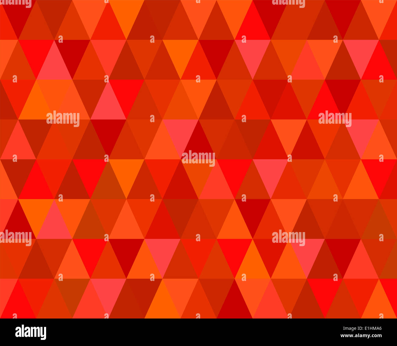 Red Mosaic Tiles Abstract Background Vector Illustration Stock Photo