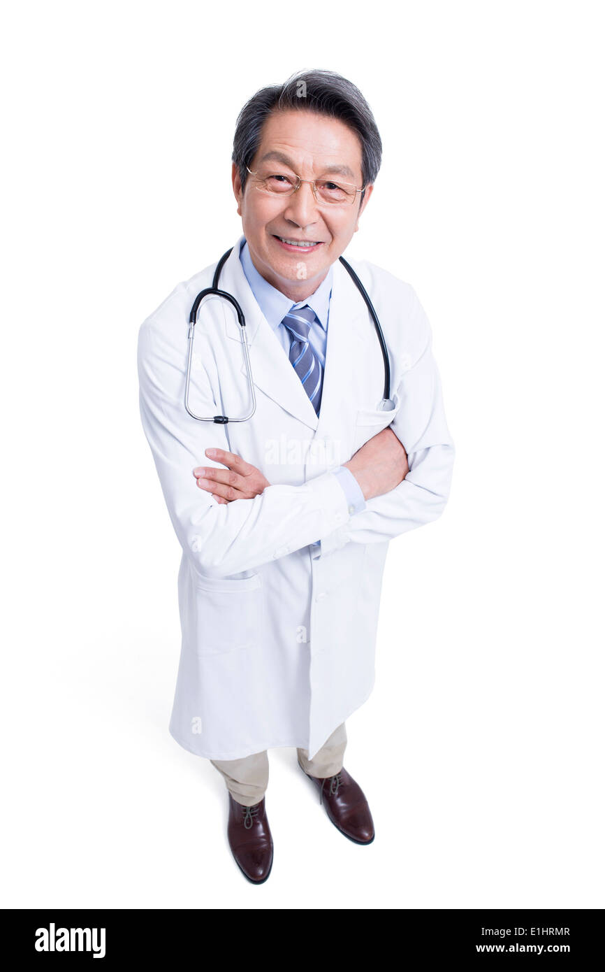 Confident senior doctor Stock Photo - Alamy