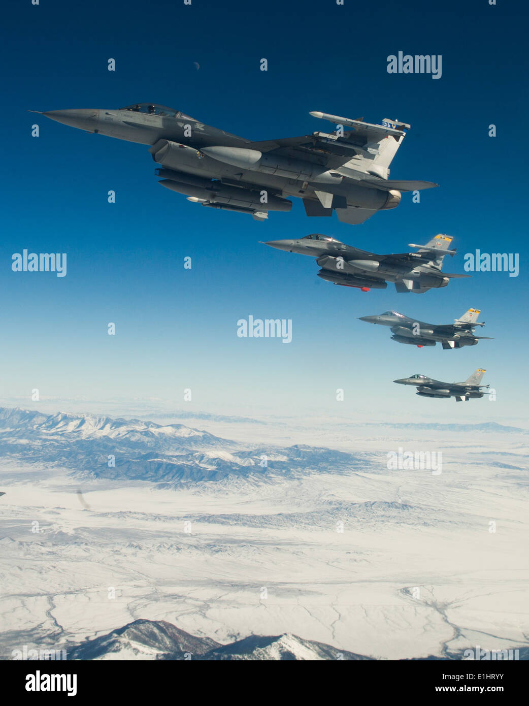 U.S. Air Force pilots from the 421st Fighter Squadron, Hill Air Force