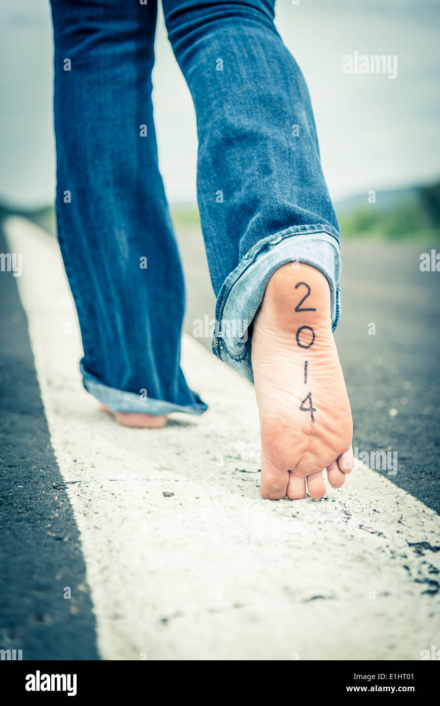 Female feet soles hi-res stock photography and images - Alamy