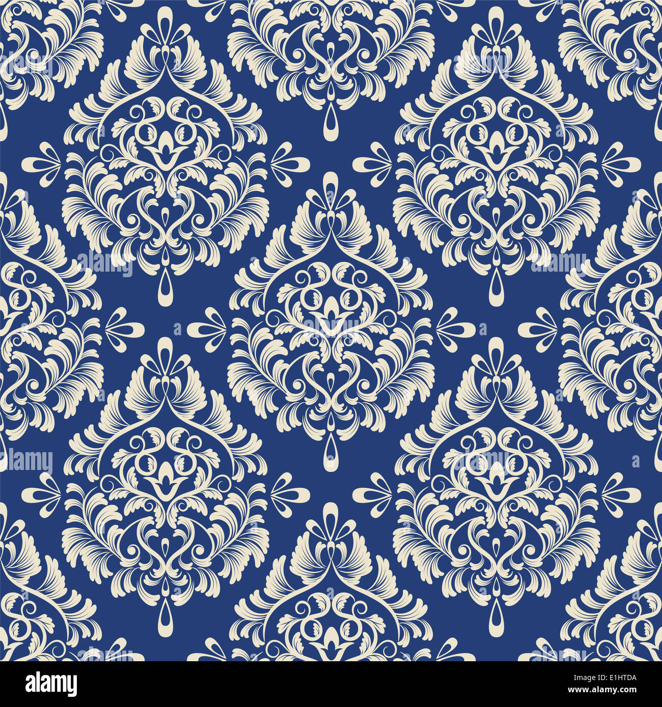 damask wallpaper Stock Photo Alamy