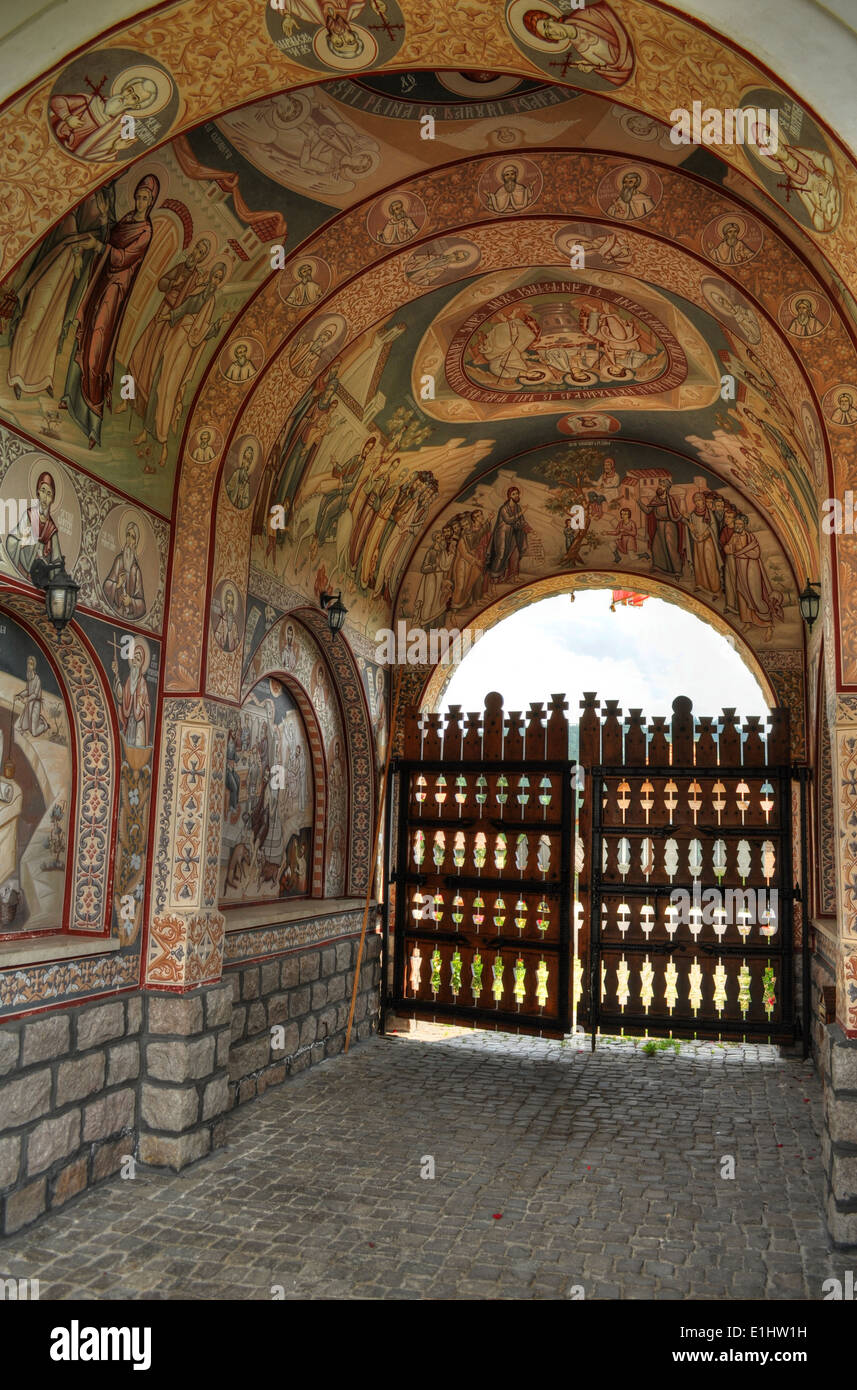 gate to heaven, monastery gate Stock Photo Alamy
