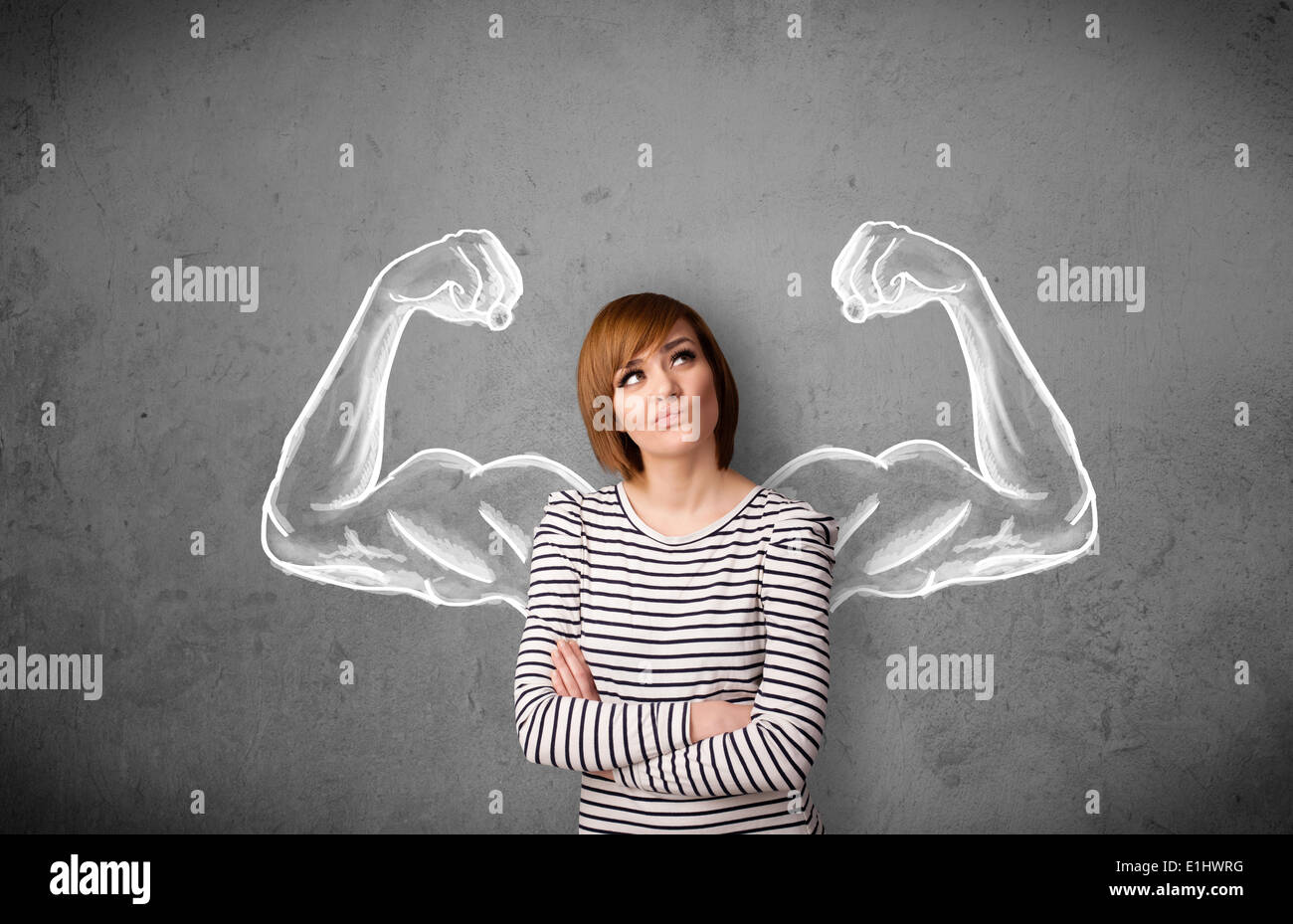 Muscled woman hi-res stock photography and images - Alamy