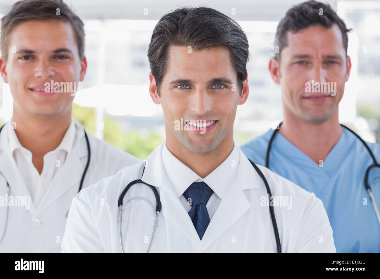 Smiling medical team hi-res stock photography and images - Alamy