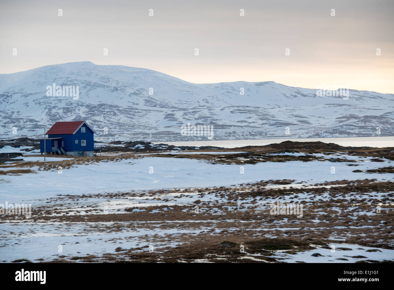 Painted blue house hi-res stock photography and images - Alamy
