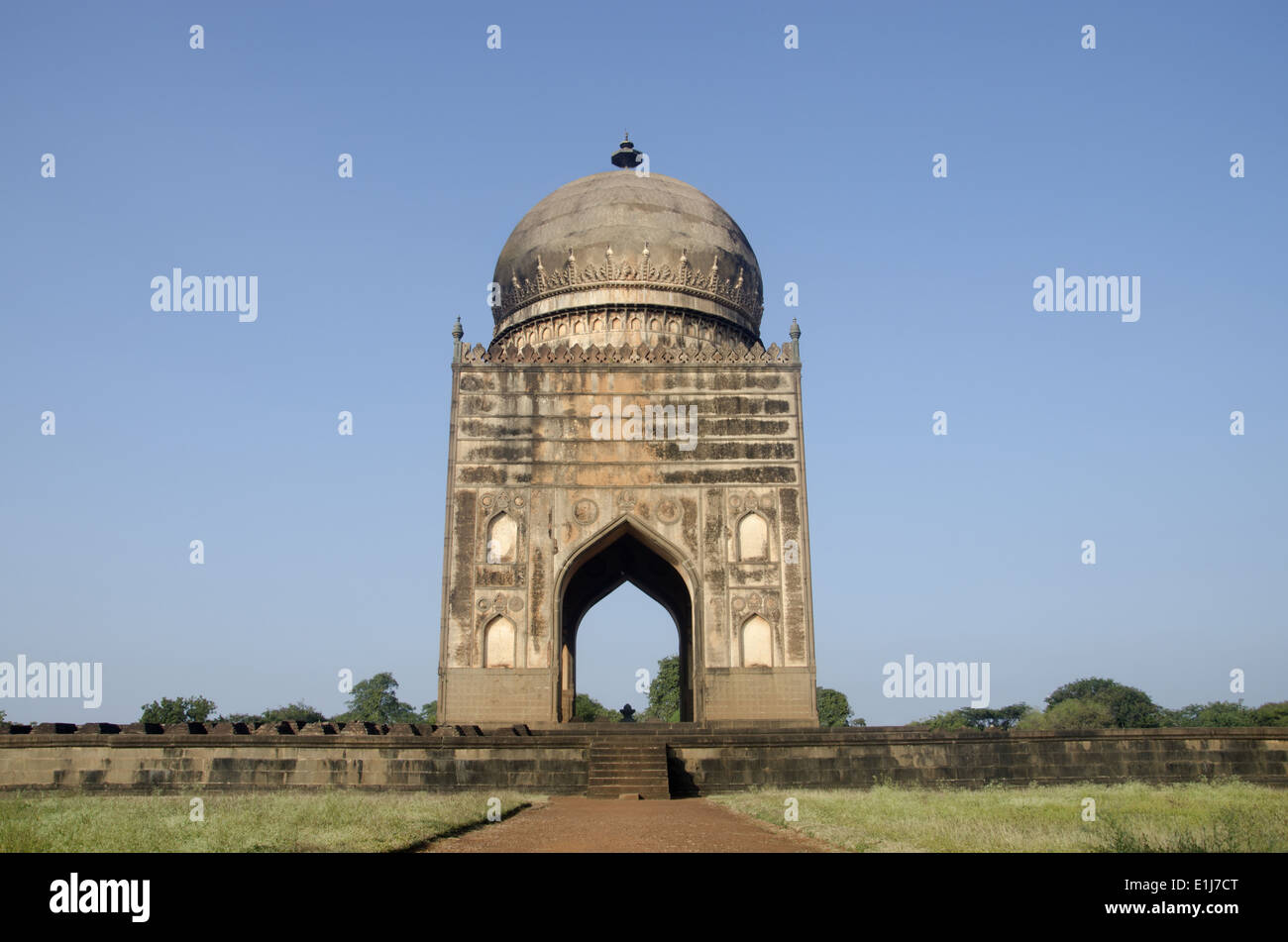 Tomb of Ali Barid Shah, Bidar, Karnataka, India Stock Photo