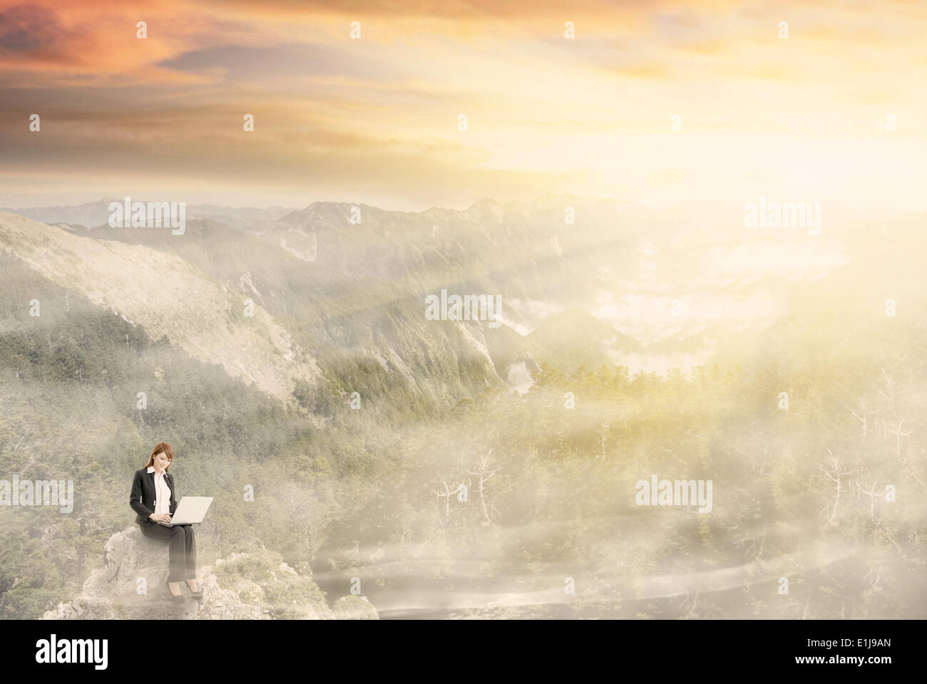 Working At Dream Stock Photo Alamy