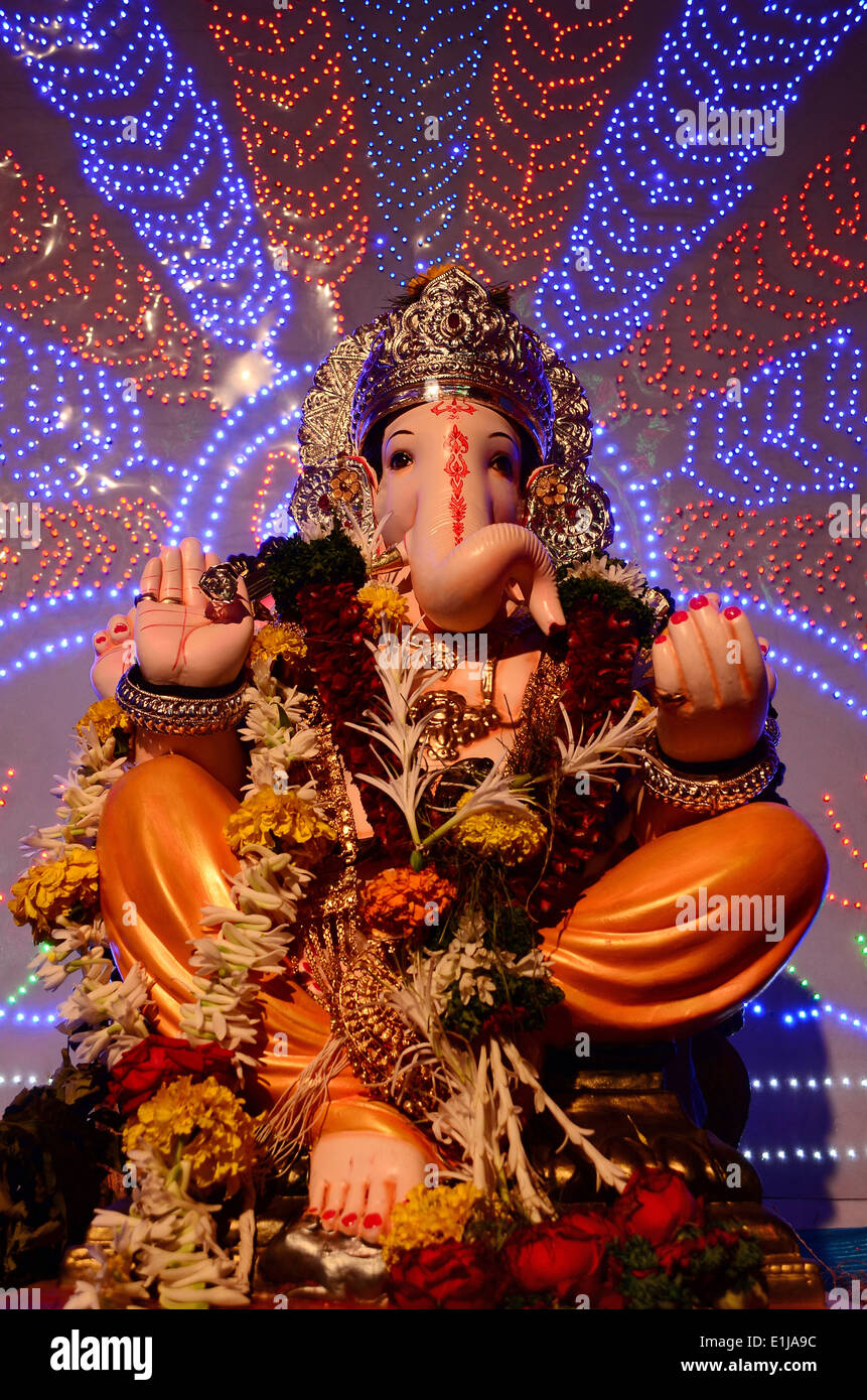 Idol of lord Ganesha,Pune, Maharashtra, India Stock Photo - Alamy