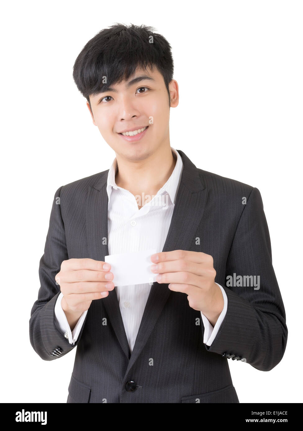 blank business card Stock Photo