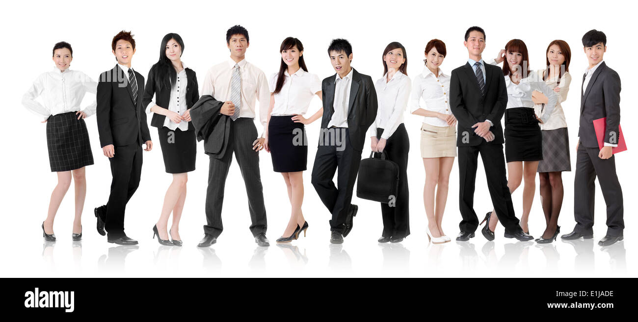 Asian business team Stock Photo