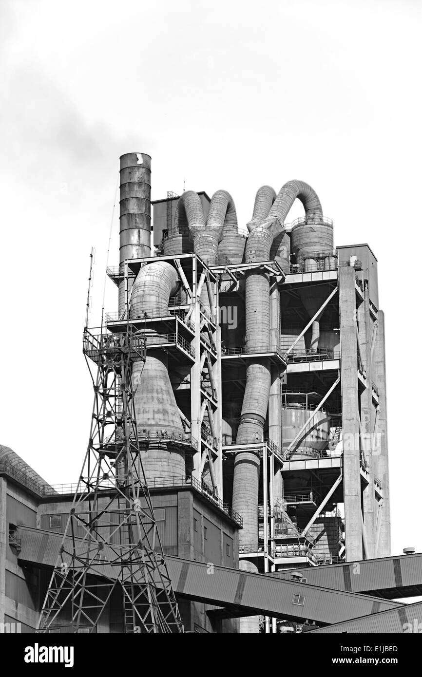 Cement plant, factory Stock Photo