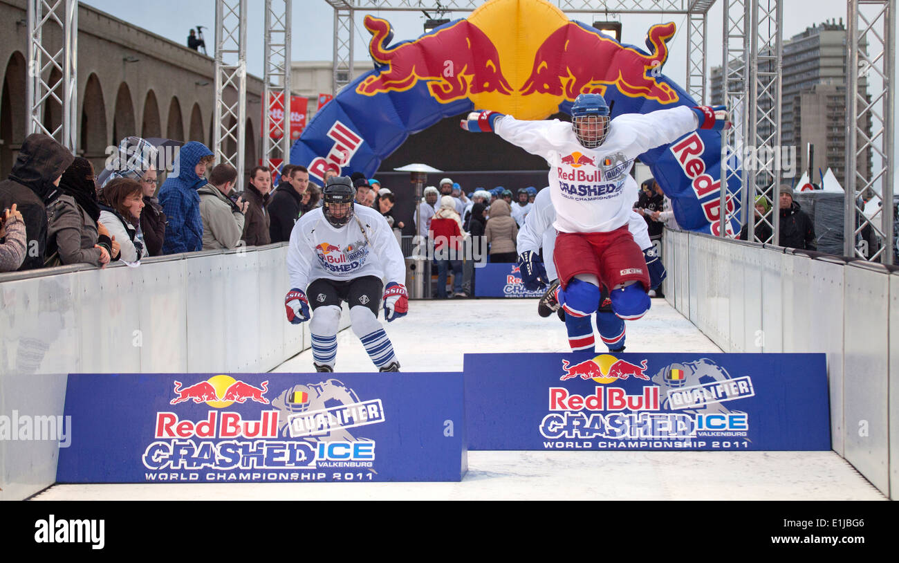 Competitive Rollerblading rollerblading competition ostend belgium Stock Photo - Alamy