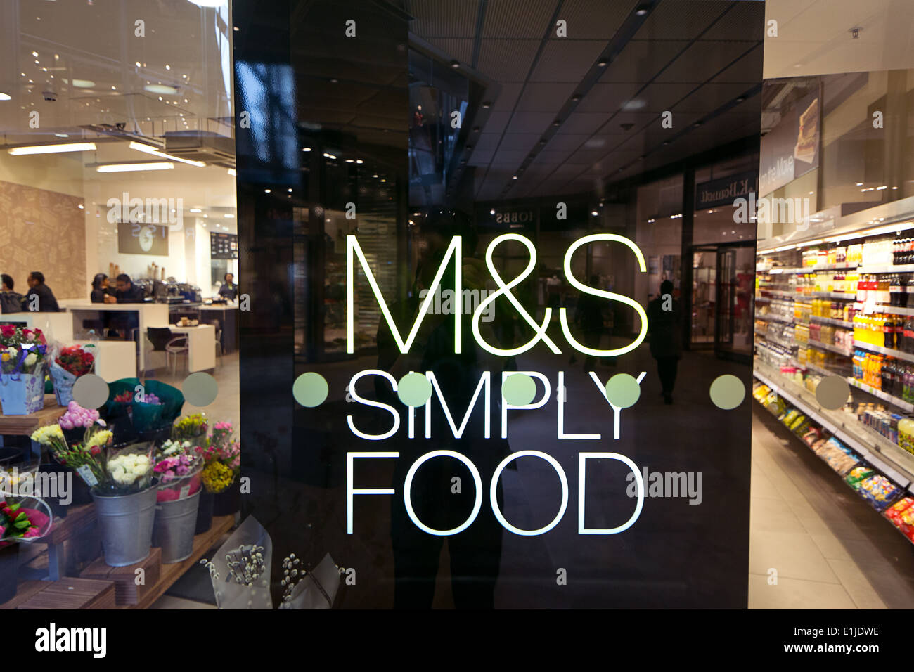 Marks and Spencers food store. Stock Photo