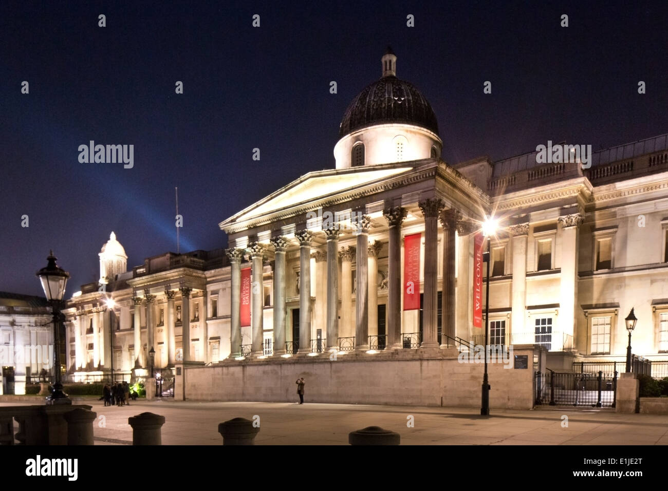 The National Gallery in London. Stock Photo
