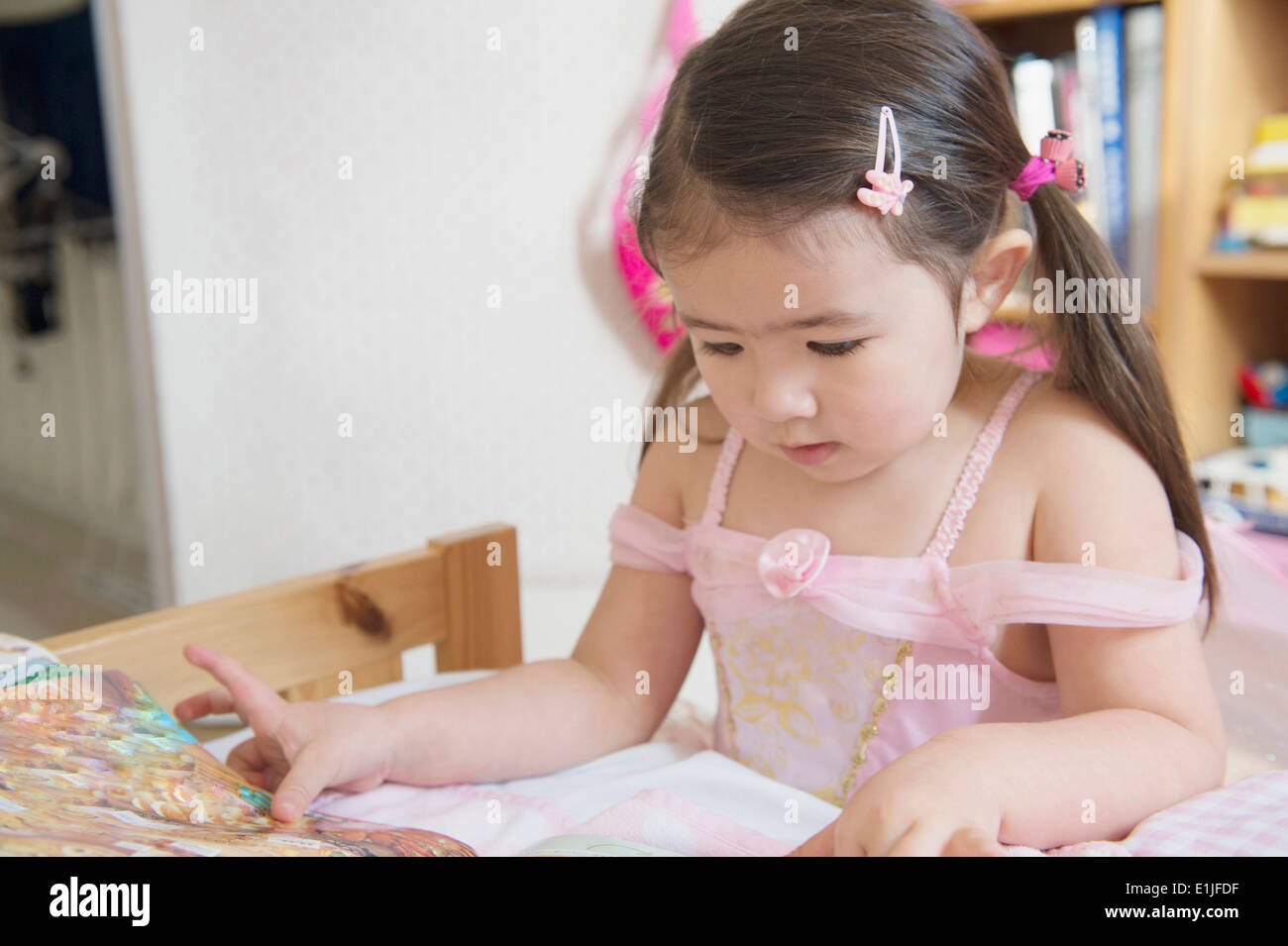 Girl in princess costume Stock Photo