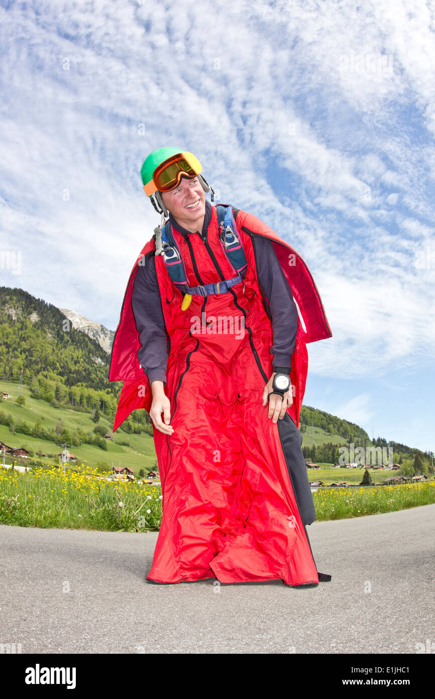 Flying Squirrel Suit Landing