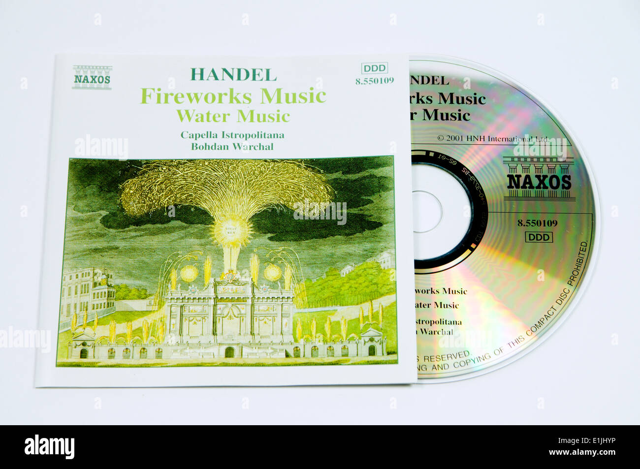 Handel Classical Music CD Stock Photo