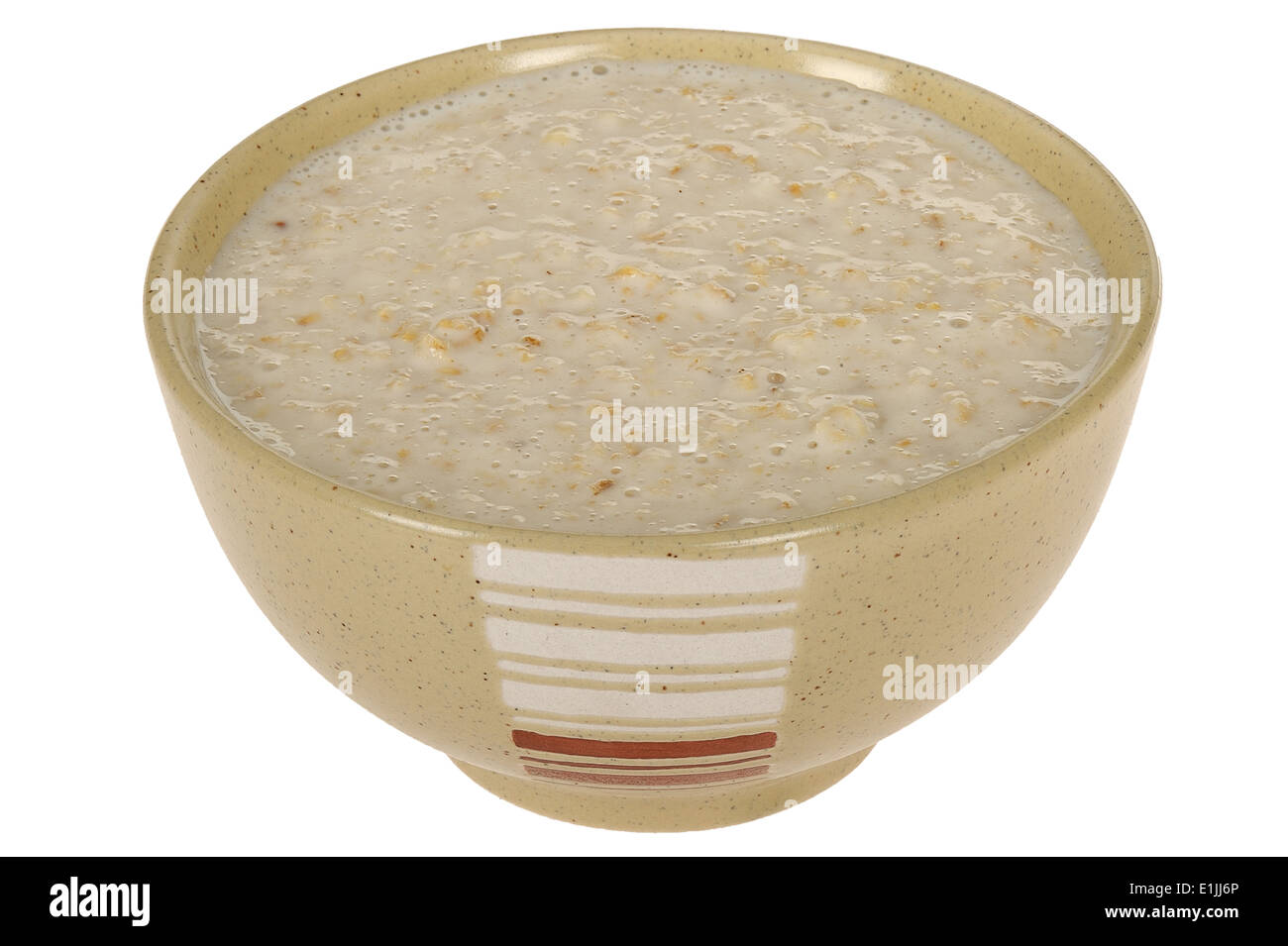 Bowl of Porridge Stock Photo