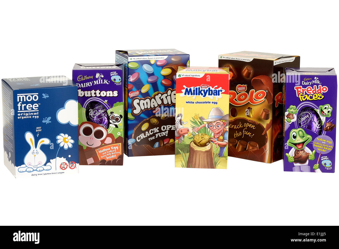 Boxes of Chocolate Easter Eggs Stock Photo 69865885 Alamy