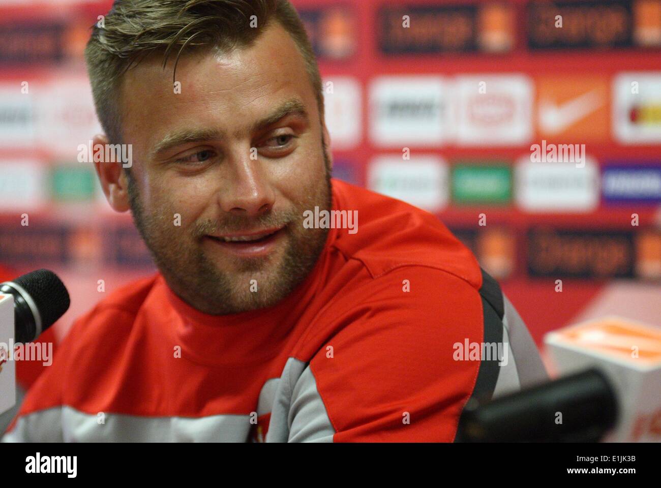 Gdansk, Poland 5th, June, 2014 Polish National football team press