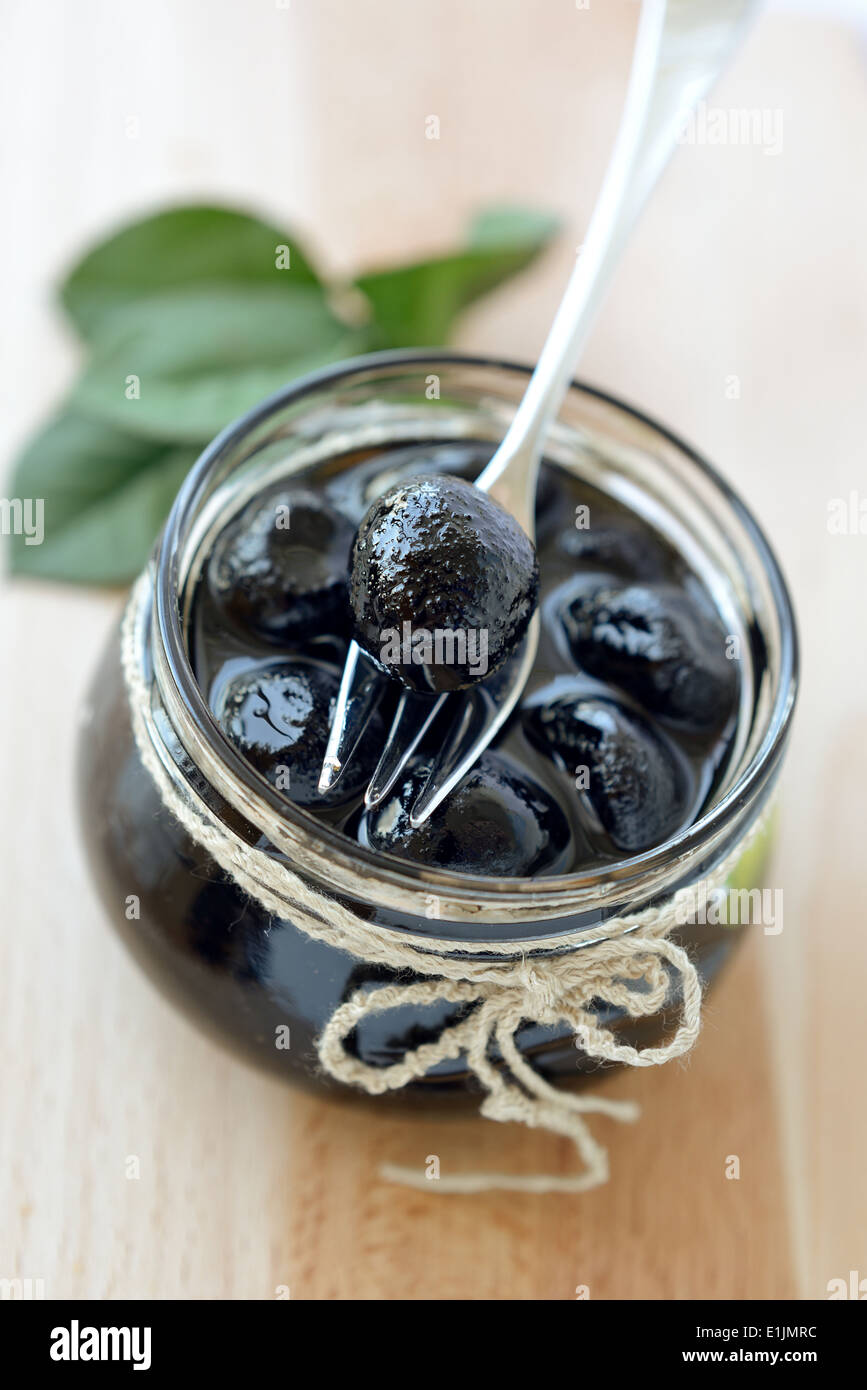 Jam made from young green walnuts Stock Photo Alamy