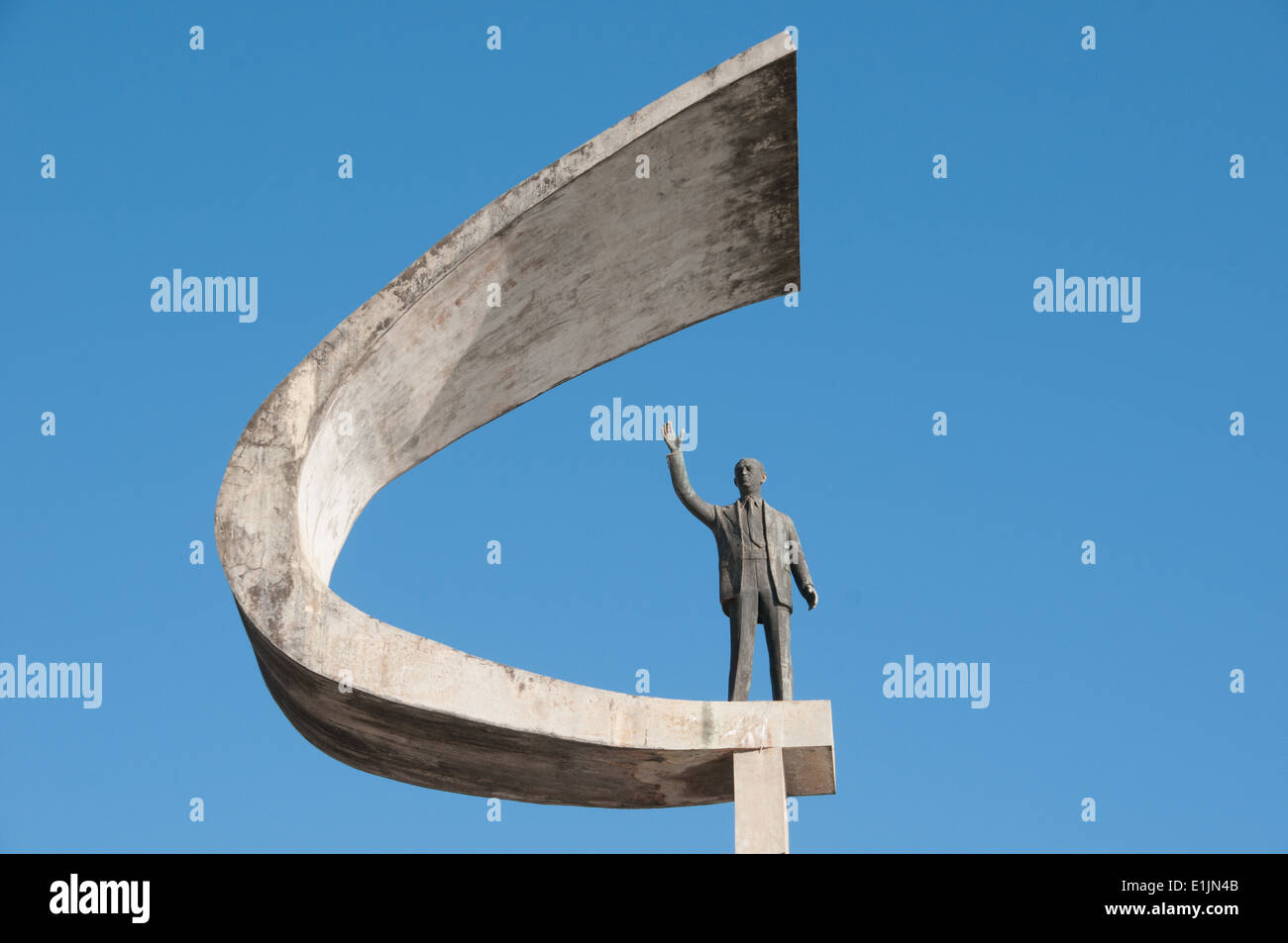 Juscelino Kubitschek Memorial by architect Oscar Niemeyer Brasilia Brazil Stock Photo