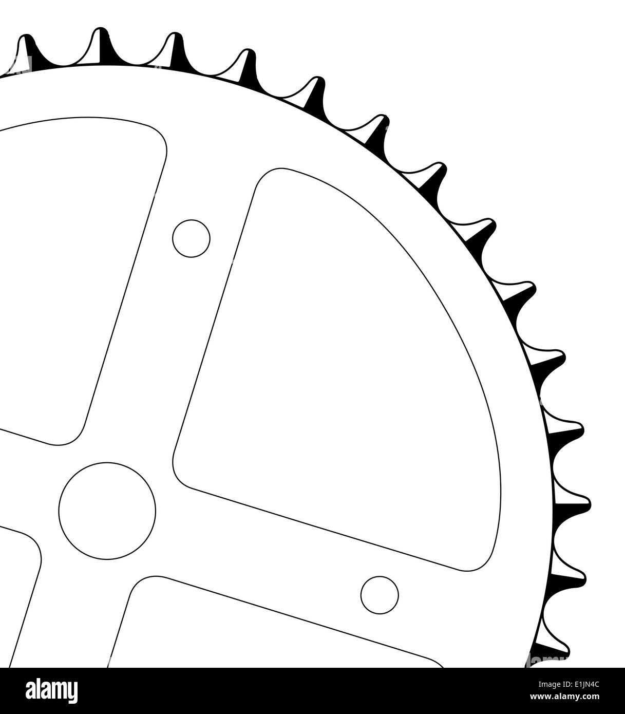 Bike Gear Drawing