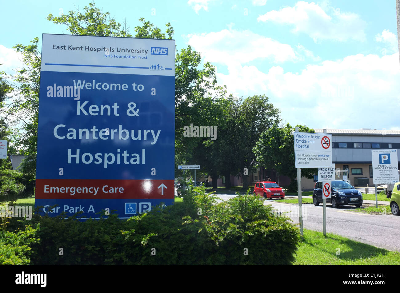 kent and canterbury hospital nhs in canterbury kent uk 2014 Stock Photo