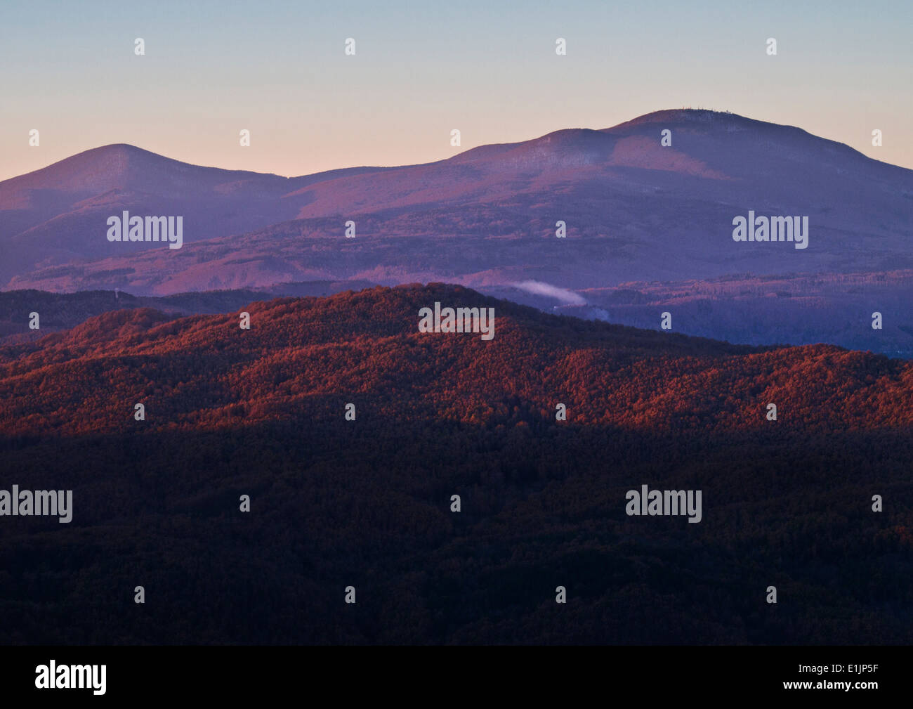 Mount Amiata, an ancient extinct volcano, is the highest mountain in