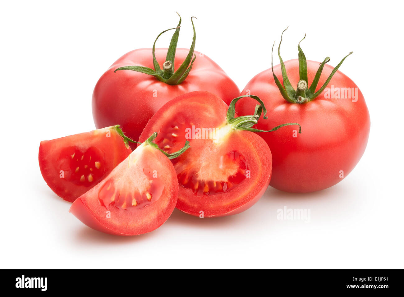 tomatoes isolated Stock Photo Alamy