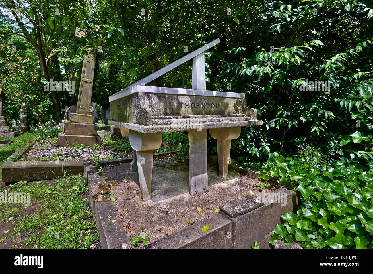 Highgate Cemetery London Stock Photo