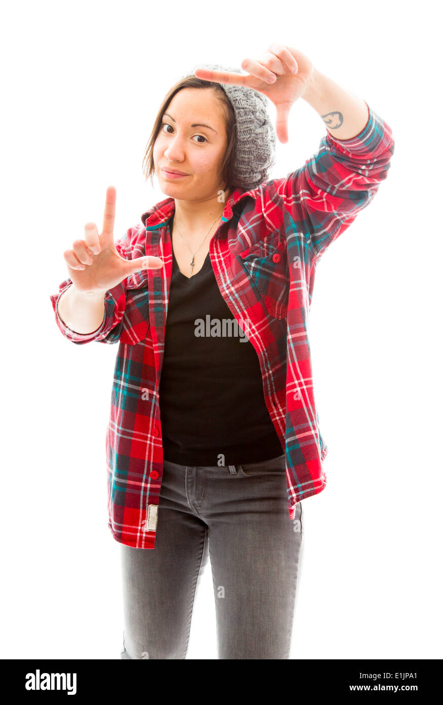 Fingers making frame hi-res stock photography and images - Alamy