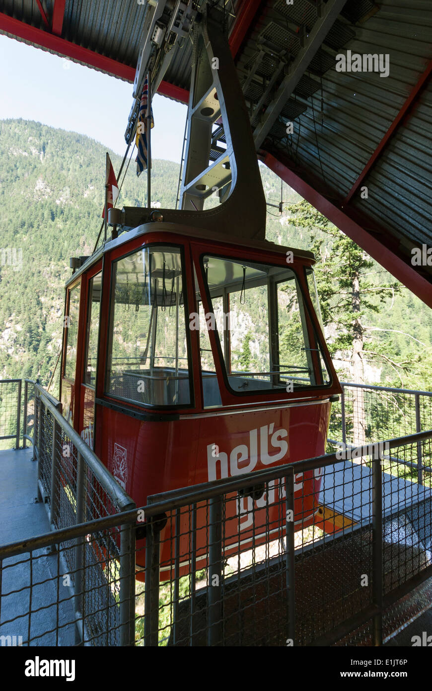 Elk203-1615v Canada, British Columbia, Hells Gate, Hells Gate Airtram Stock Photo