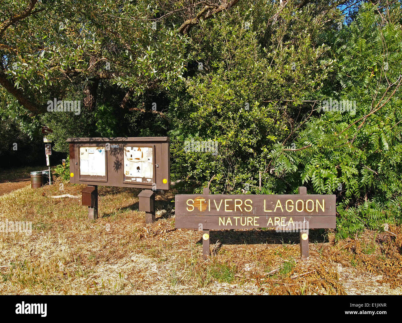 Stivers Lagoon Nature Area, Fremont California Stock Photo