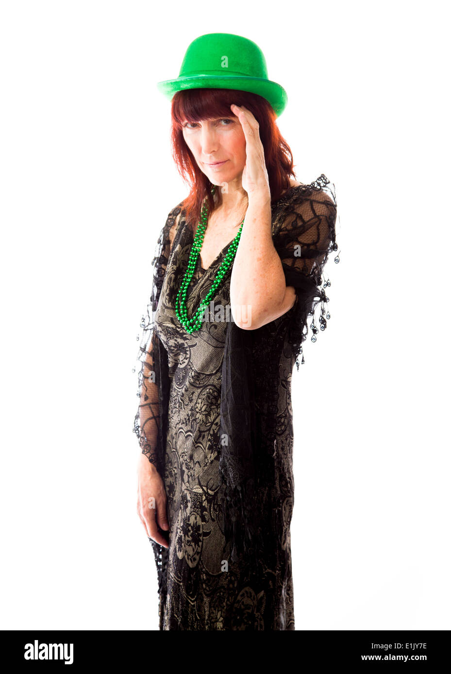 woman-necklace-mature-dress-hi-res-stock-photography-and-images-alamy
