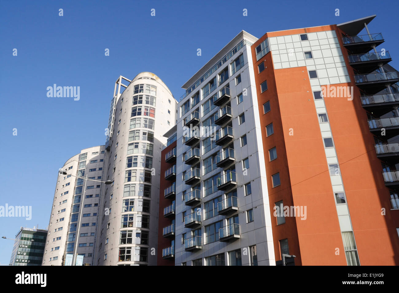 The Altolusso tower block, flats and apartments, Cardiff Wales UK city