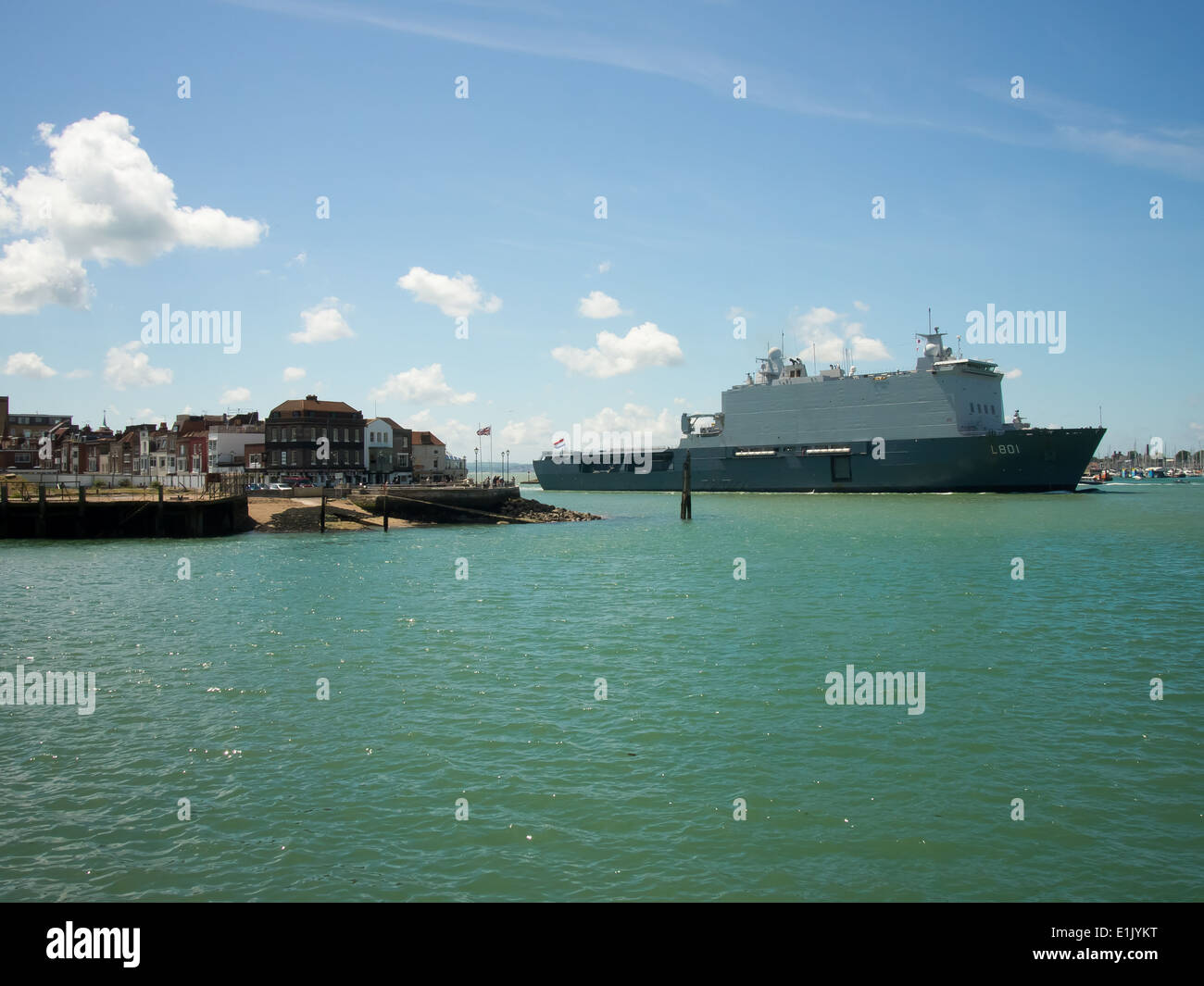 Hnlms johan de witt entering hi-res stock photography and images - Alamy