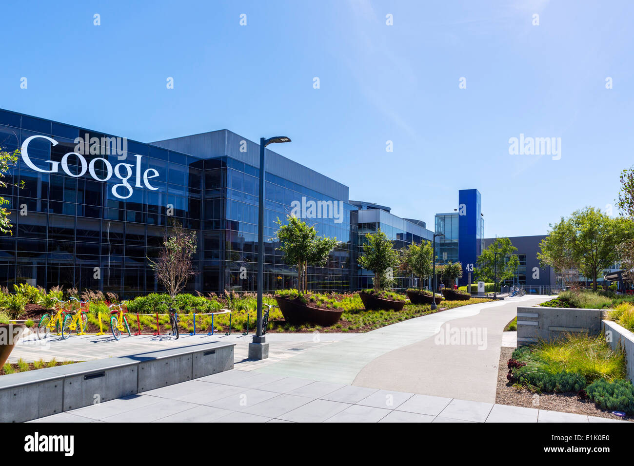 Google Head Office Campus, Mountain View, California, USA Stock Photo