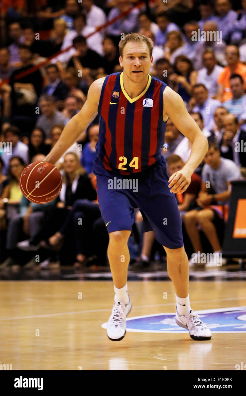 05.06.2014, Valencia, Spain. Bradley Scott Oleson of FC Barcelona in action  during the ACB League