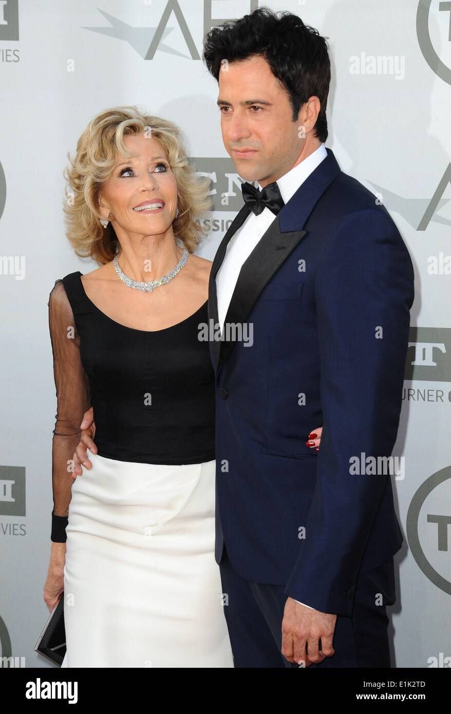 Los Angeles, CA, USA. 5th June, 2014. Jane Fonda, Troy Garity at arrivals for American Film Institute's 42nd Annual Life Achievement Award, The Dolby Theatre at Hollywood and Highland Center, Los Angeles, CA June 5, 2014. Credit:  Dee Cercone/Everett Collection/Alamy Live News Stock Photo