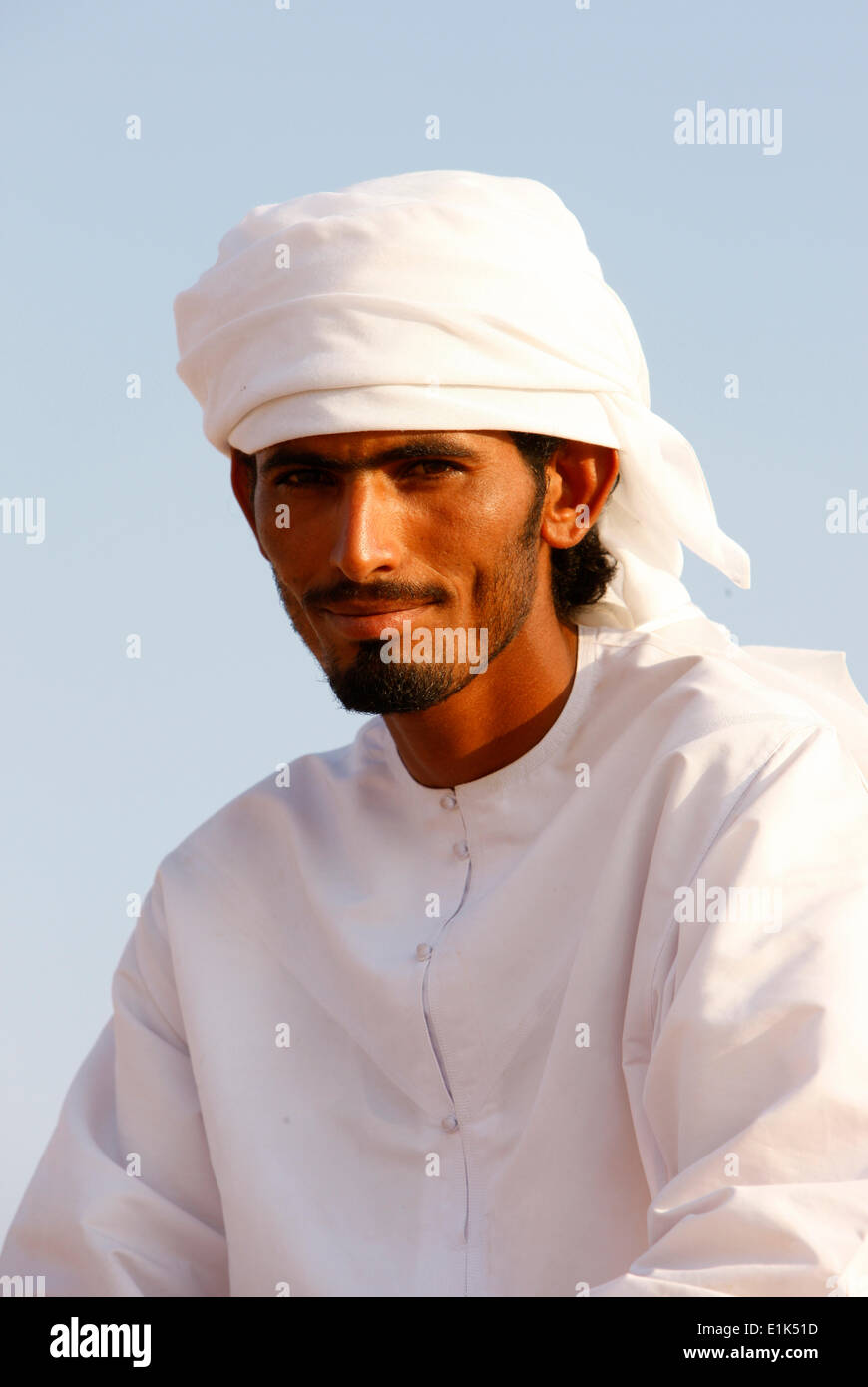 Man in Abu Dhabi Stock Photo