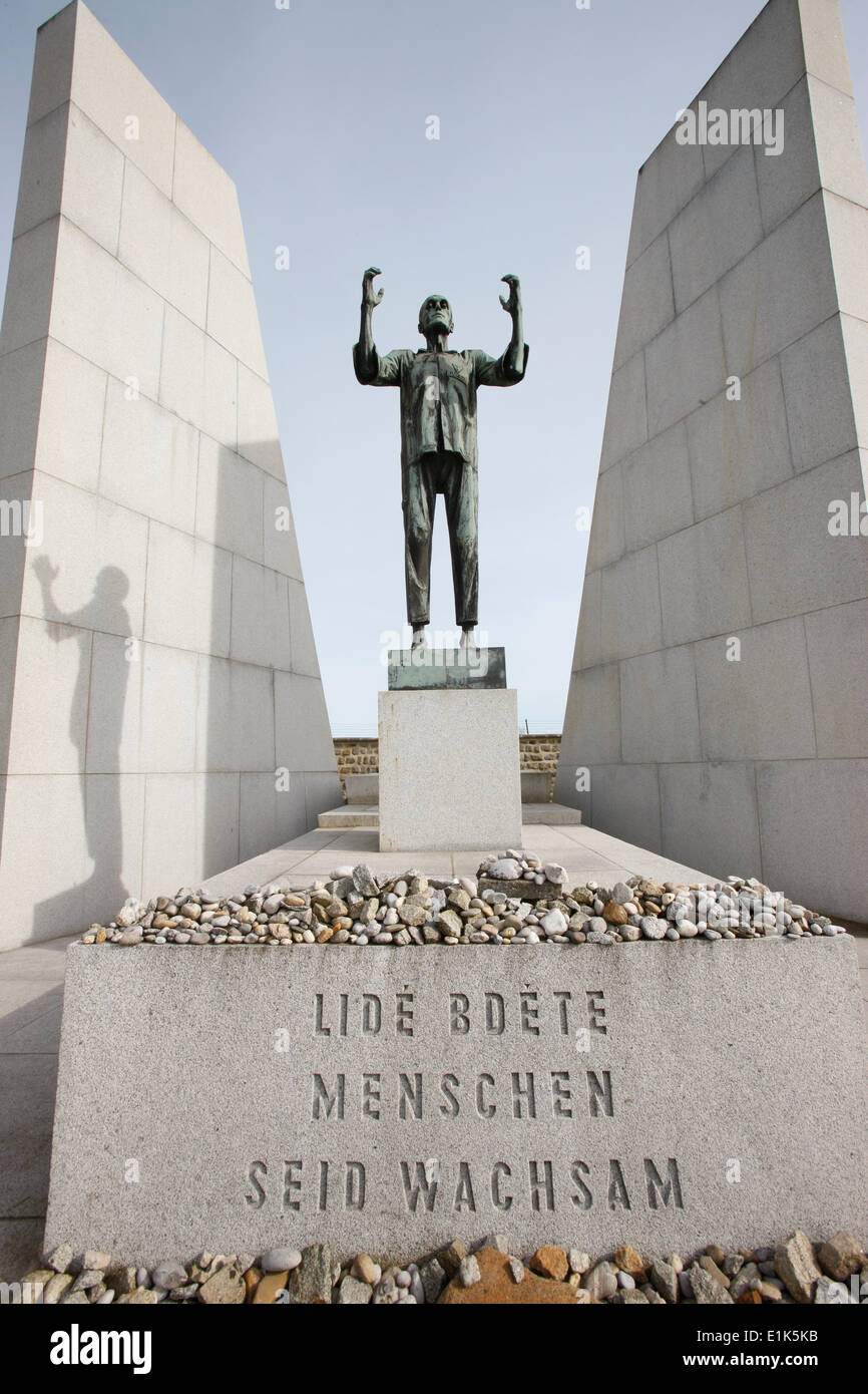 Holocaust memorial in Mauthausen. Stock Photo