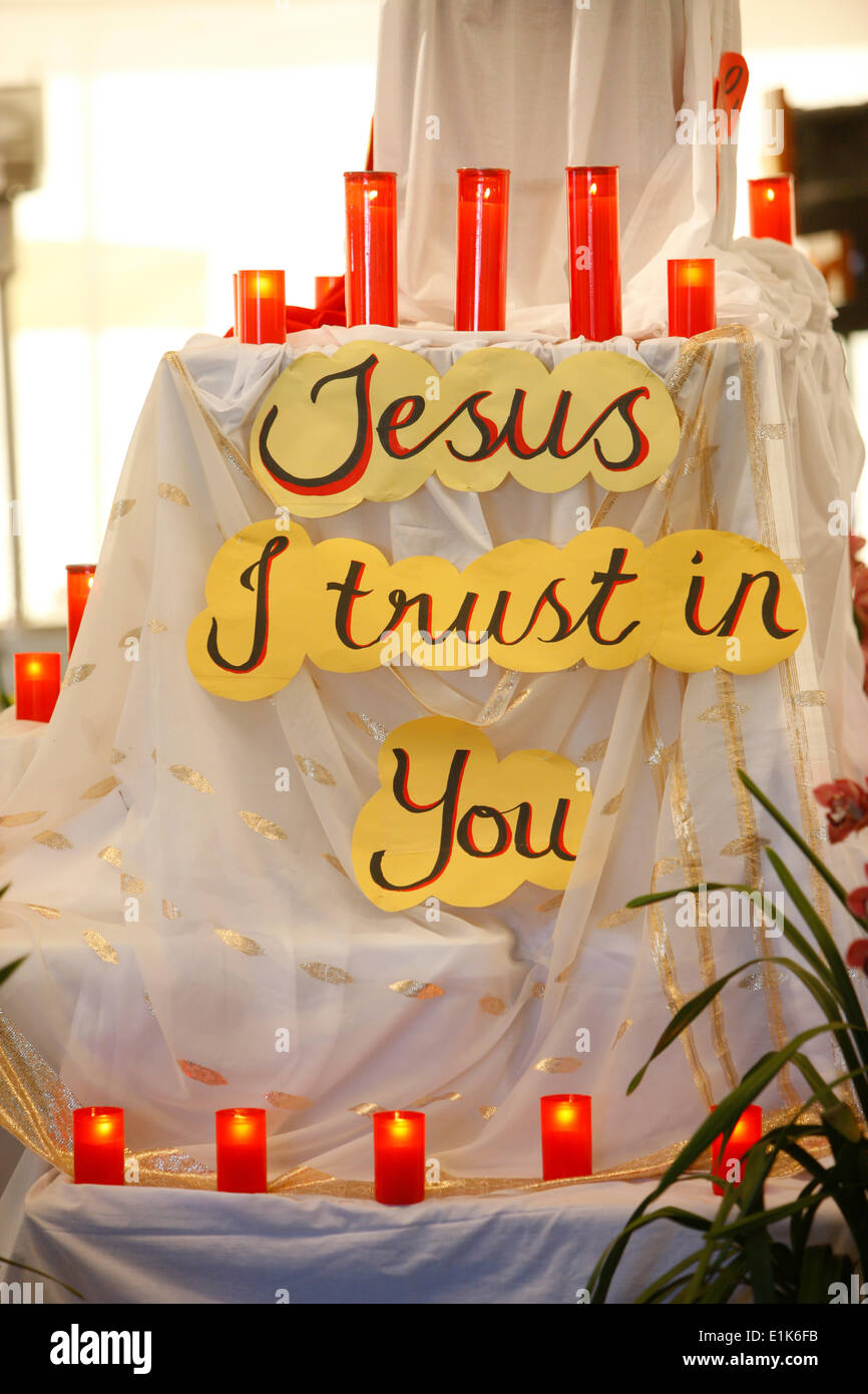 Eucharistic adoration. World Youth Day. Sydney Stock Photo Alamy