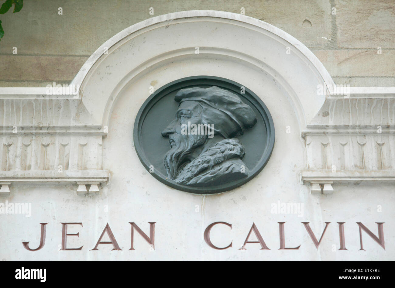 John Calvin.  French reformer and theologian Stock Photo