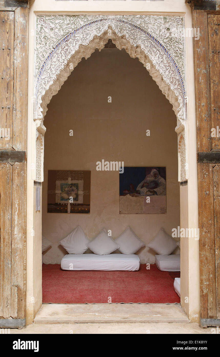 Riad in the medina Stock Photo