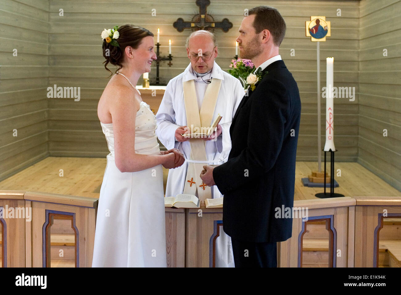 Lutheran wedding Stock Photo Alamy