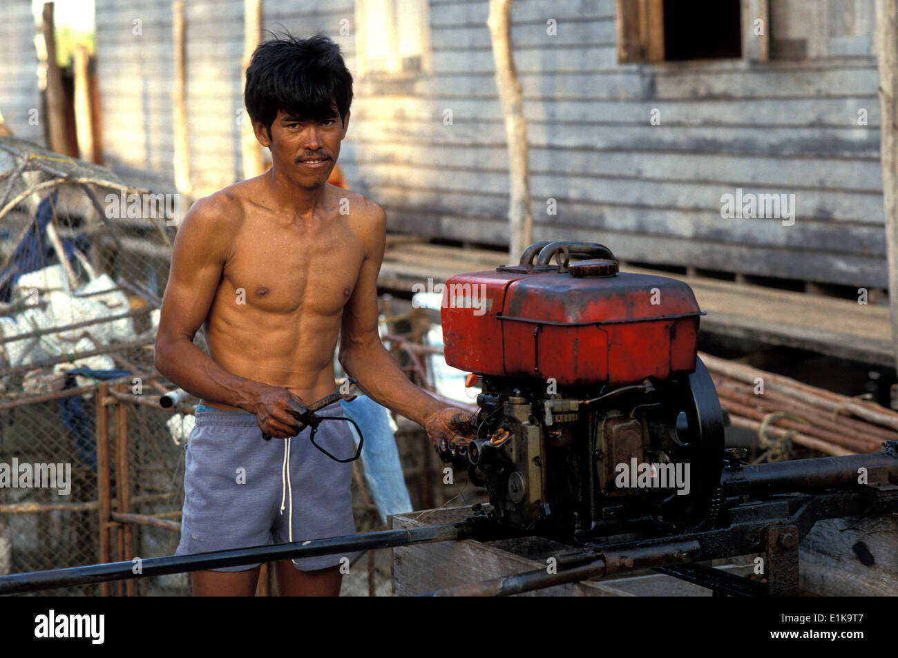 Thai mechanic Stock Photo